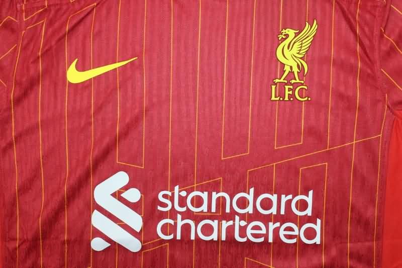 AAA(Thailand) Liverpool 24/25 Home Long Sleeve Soccer Jersey (Player)