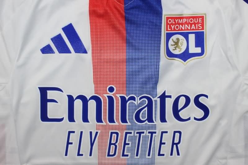 AAA(Thailand) Lyon 24/25 Home Soccer Jersey (Player)