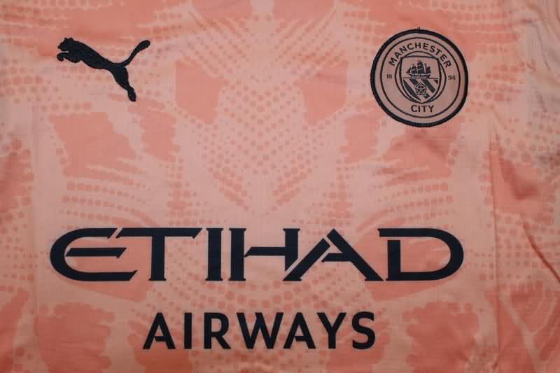 AAA(Thailand) Manchester City 24/25 Goalkeeper Orange Soccer Jersey