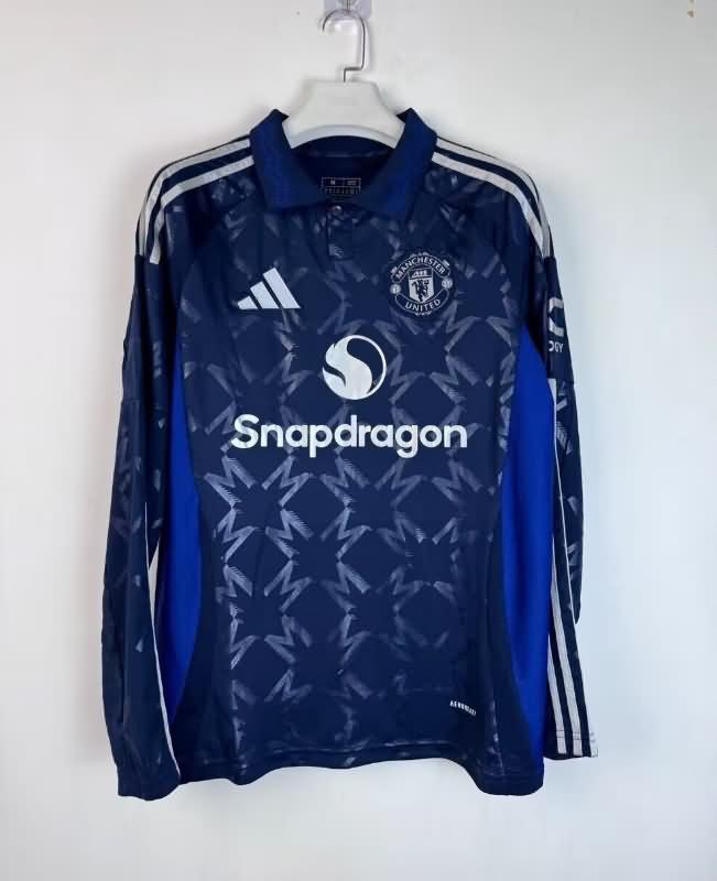 AAA(Thailand) Manchester United 24/25 Away Long Sleeve Soccer Jersey