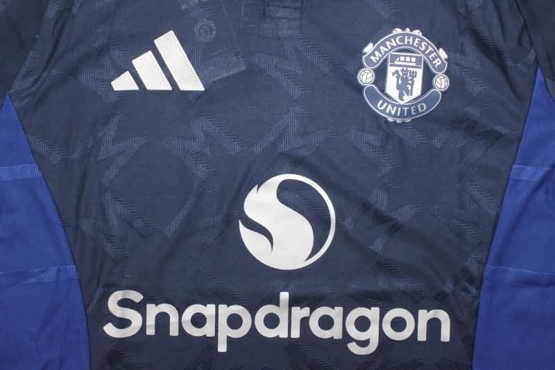 AAA(Thailand) Manchester United 24/25 Away Long Sleeve Soccer Jersey (Player)