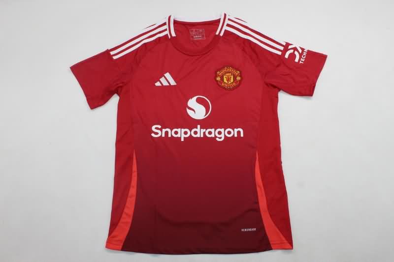 AAA(Thailand) Manchester United 24/25 Home Soccer Jersey