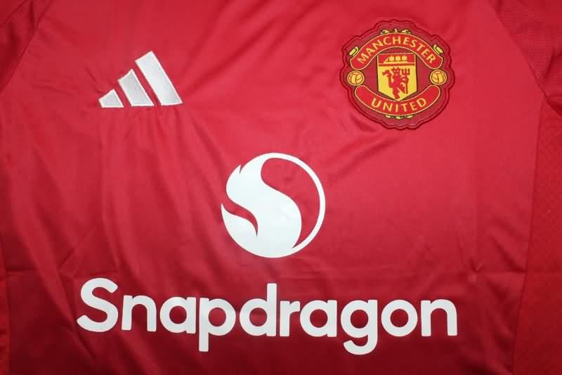 AAA(Thailand) Manchester United 24/25 Home Soccer Jersey