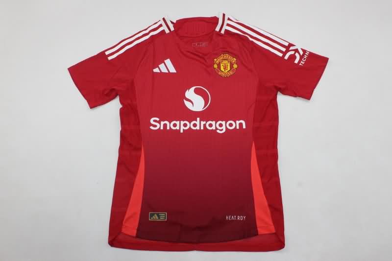 AAA(Thailand) Manchester United 24/25 Home Soccer Jersey (Player)