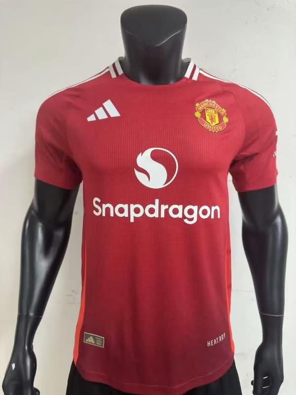 AAA(Thailand) Manchester United 24/25 Home Soccer Jersey (Player) Leaked