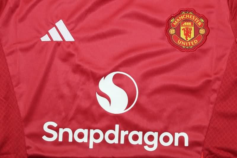 AAA(Thailand) Manchester United 24/25 Home Women Soccer Jersey