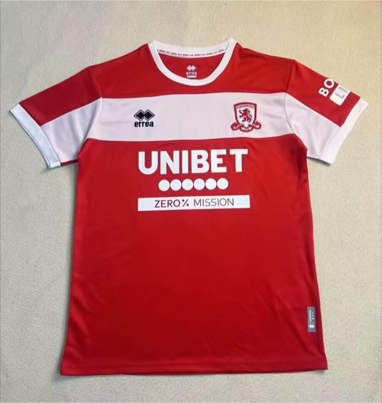 AAA(Thailand) Middlesbrough 24/25 Home Soccer Jersey