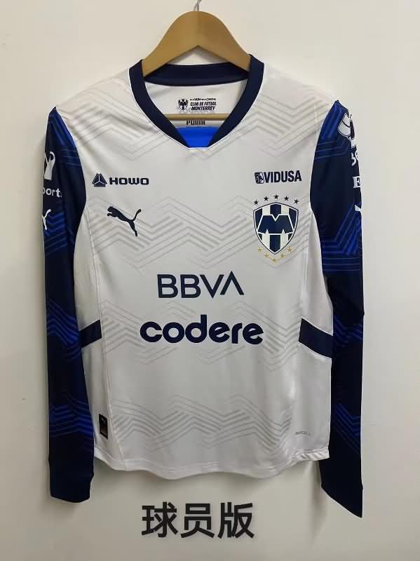 AAA(Thailand) Monterrey 24/25 Away Long Sleeve Soccer Jersey (Player)