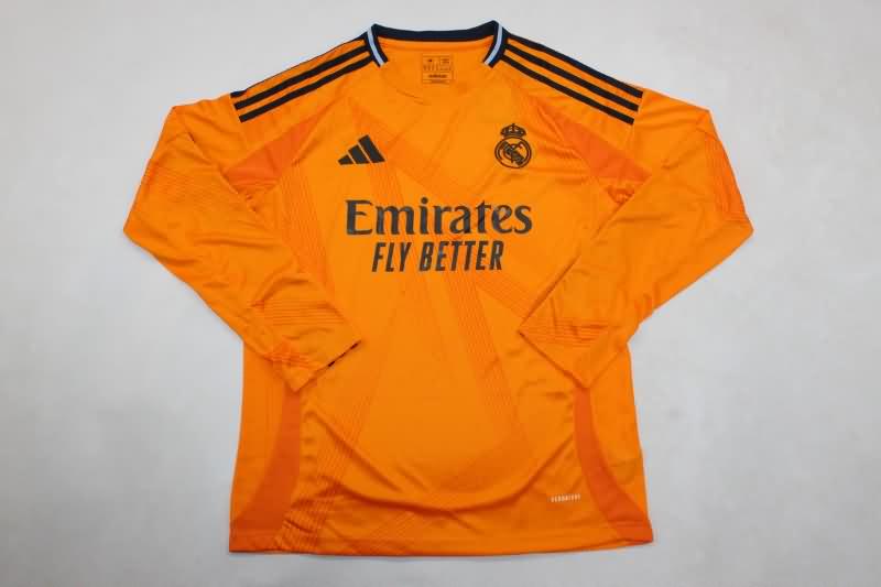 AAA(Thailand) Real Madrid 24/25 Away Long Sleeve Soccer Jersey