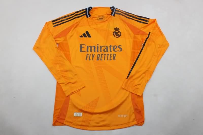 AAA(Thailand) Real Madrid 24/25 Away Long Sleeve Soccer Jersey (Player)