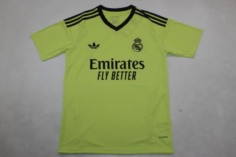 AAA(Thailand) Real Madrid 24/25 Goalkeeper Yellow Soccer Jersey