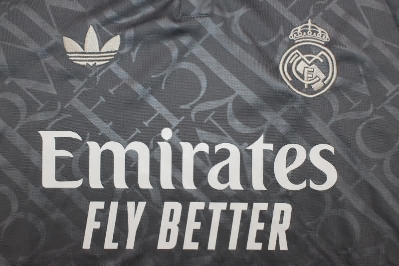 AAA(Thailand) Real Madrid 24/25 Third Long Sleeve Soccer Jersey