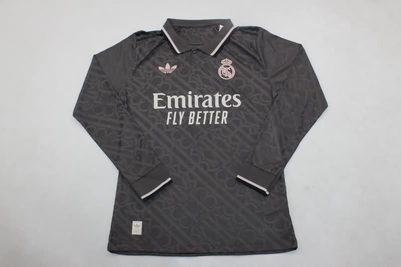 AAA(Thailand) Real Madrid 24/25 Third Long Sleeve Soccer Jersey (Player)