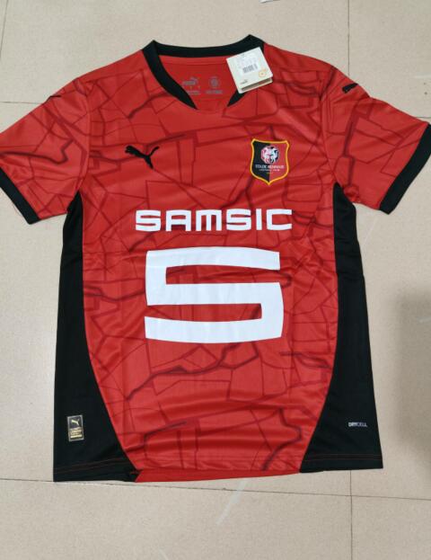 AAA(Thailand) Stade Rennais 24/25 Home Soccer Jersey