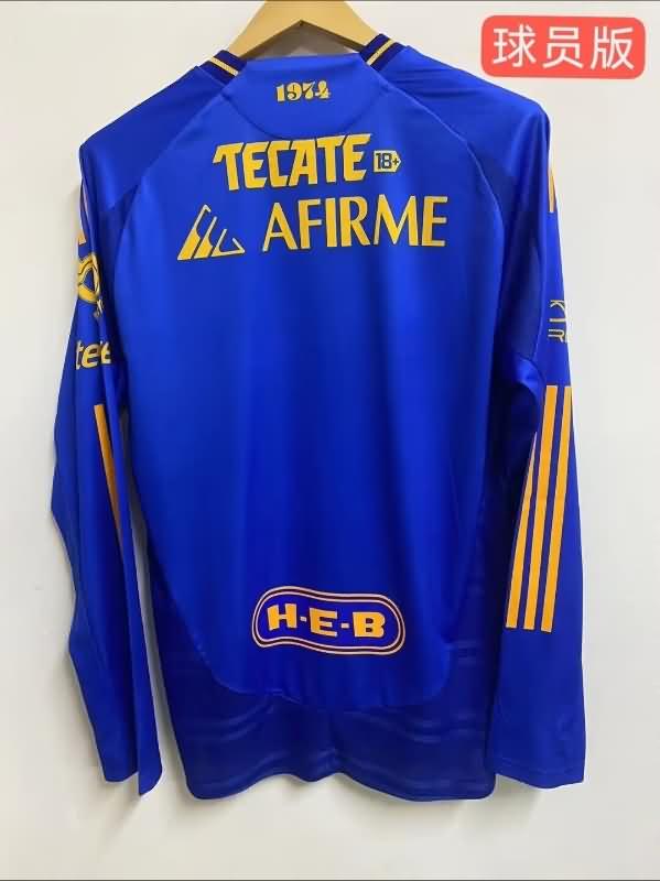 AAA(Thailand) Tigres Uanl 24/25 Away Long Sleeve Soccer Jersey (Player)