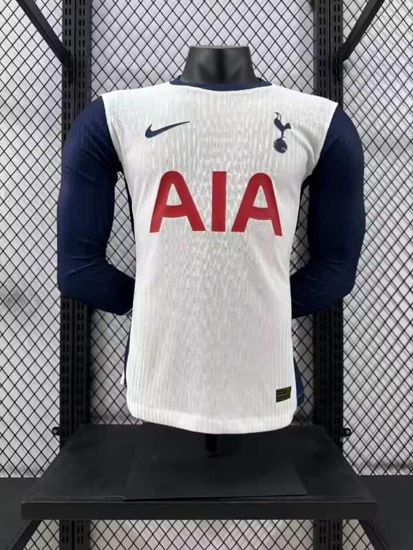 AAA(Thailand) Tottenham Hotspur 24/25 Home Long Sleeve Soccer Jersey (Player)