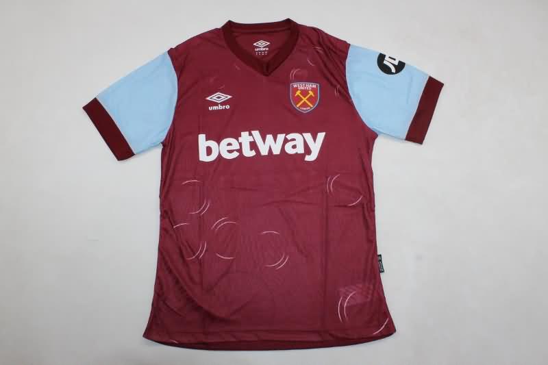 AAA(Thailand) West Ham 24/25 Home Soccer Jersey (Player)