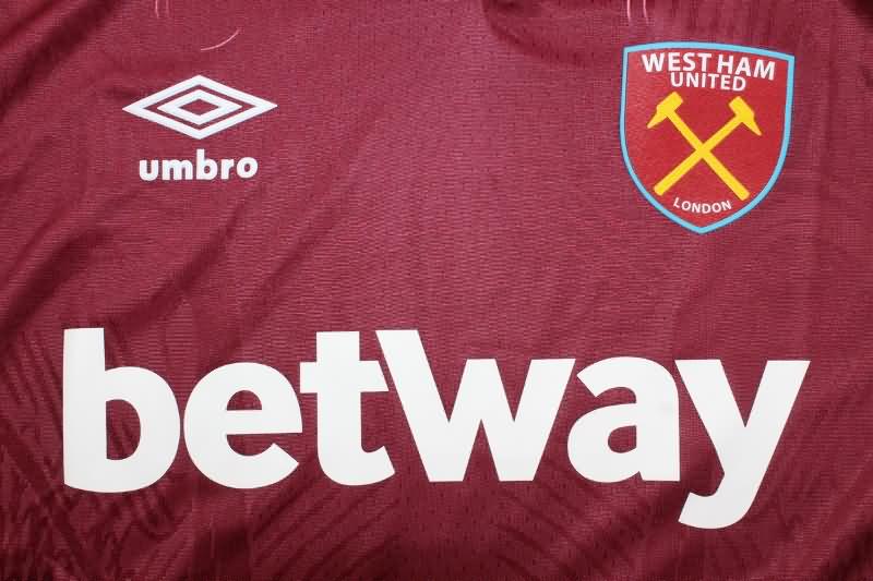 AAA(Thailand) West Ham 24/25 Home Soccer Jersey (Player)