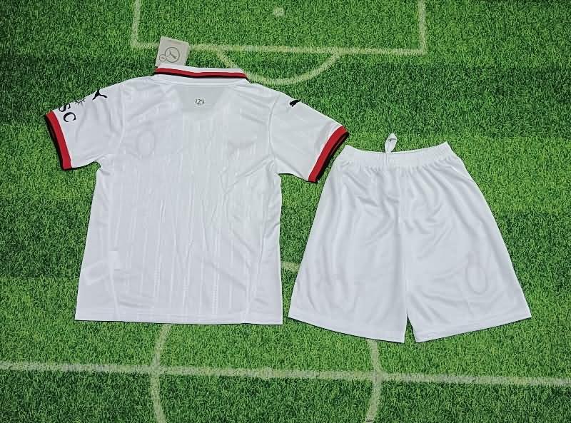 AC Milan 24/25 Kids Away Soccer Jersey And Shorts