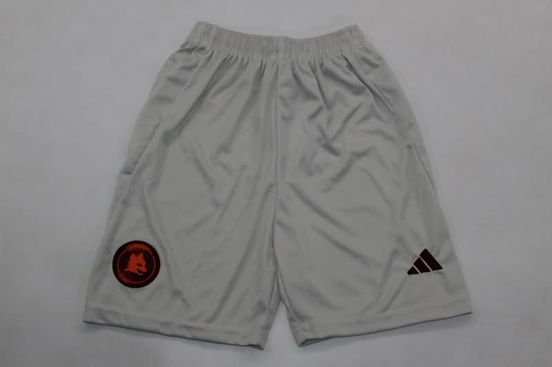 AS Roma 24/25 Kids Away Soccer Jersey And Shorts