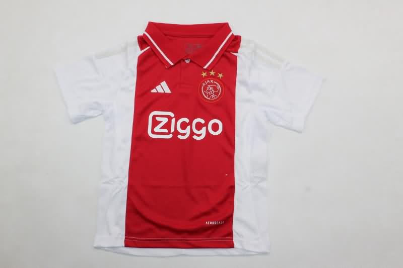 Ajax 24/25 Kids Home Soccer Jersey And Shorts