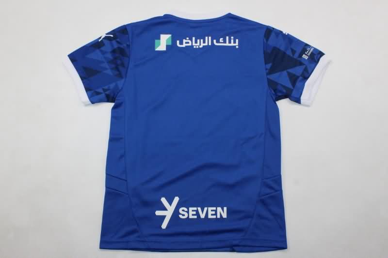 Al Hilal 24/25 Kids Home Soccer Jersey And Shorts