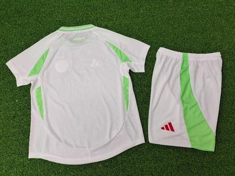 Algeria 2024/25 Kids Home Soccer Jersey And Shorts (Player)