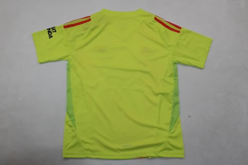 Arsenal 24/25 Kids Goalkeeper Yellow Soccer Jersey And Shorts