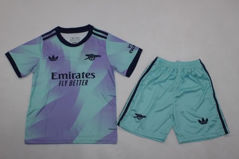 Arsenal 24/25 Kids Third Soccer Jersey And Shorts