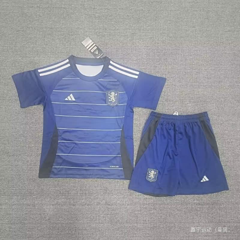 Aston Villa 24/25 Kids Third Soccer Jersey And Shorts