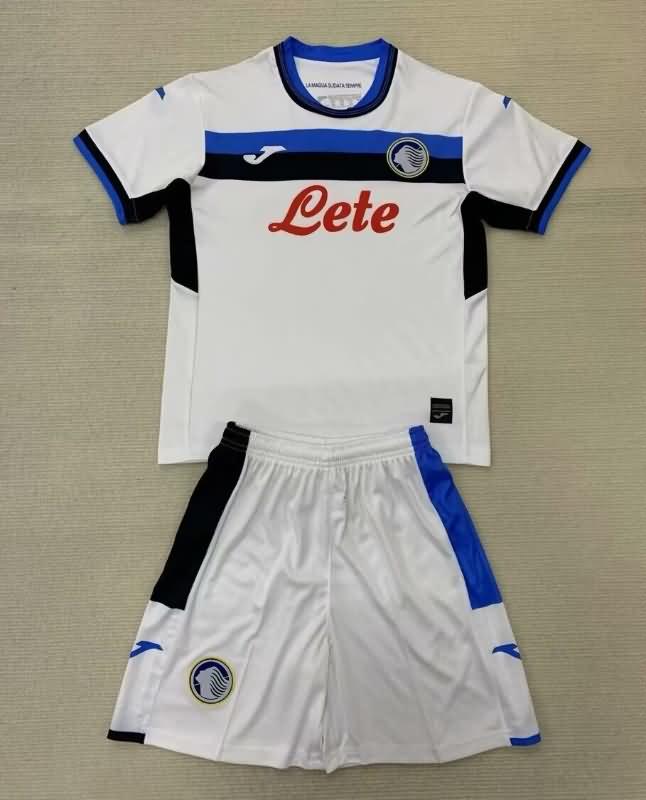 Atalanta BC 24/25 Kids Away Soccer Jersey And Shorts