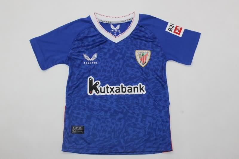 Athletic Bilbao 24/25 Kids Away Soccer Jersey And Shorts