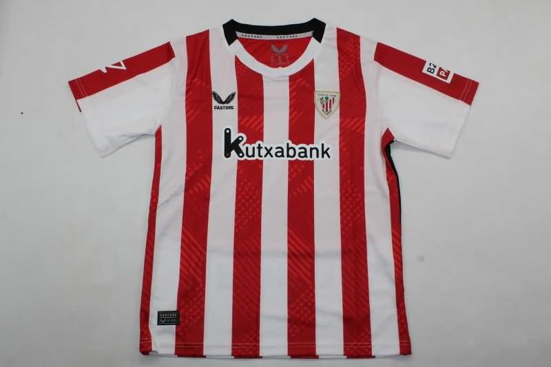 Athletic Bilbao 24/25 Kids Home Soccer Jersey And Shorts