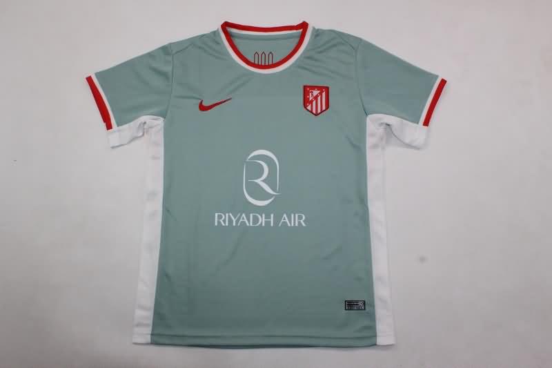 Atletico Madrid 24/25 Kids Away Soccer Jersey And Shorts Leaked