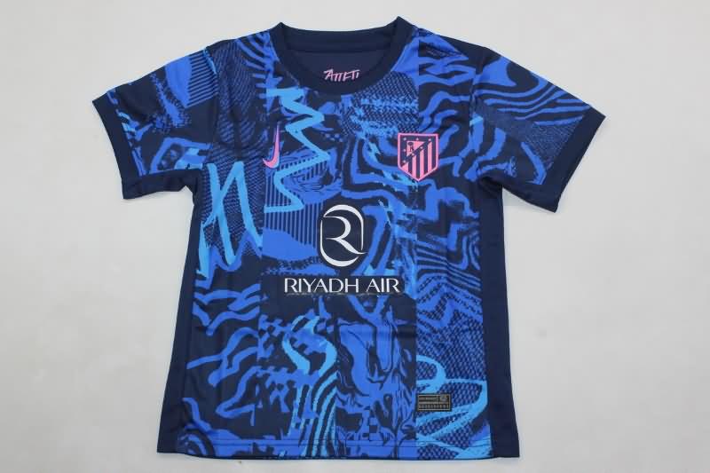 Atletico Madrid 24/25 Kids Third Soccer Jersey And Shorts