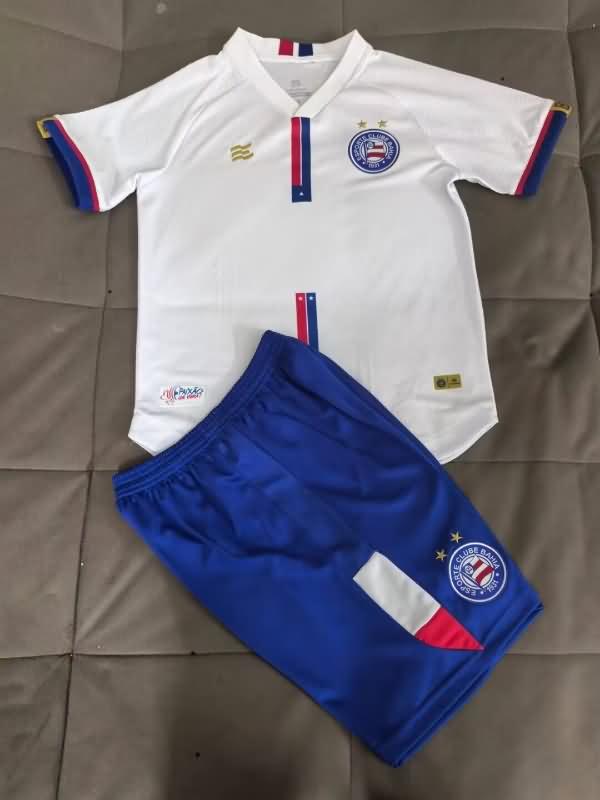 Bahia 2024 Kids Away Soccer Jersey And Shorts