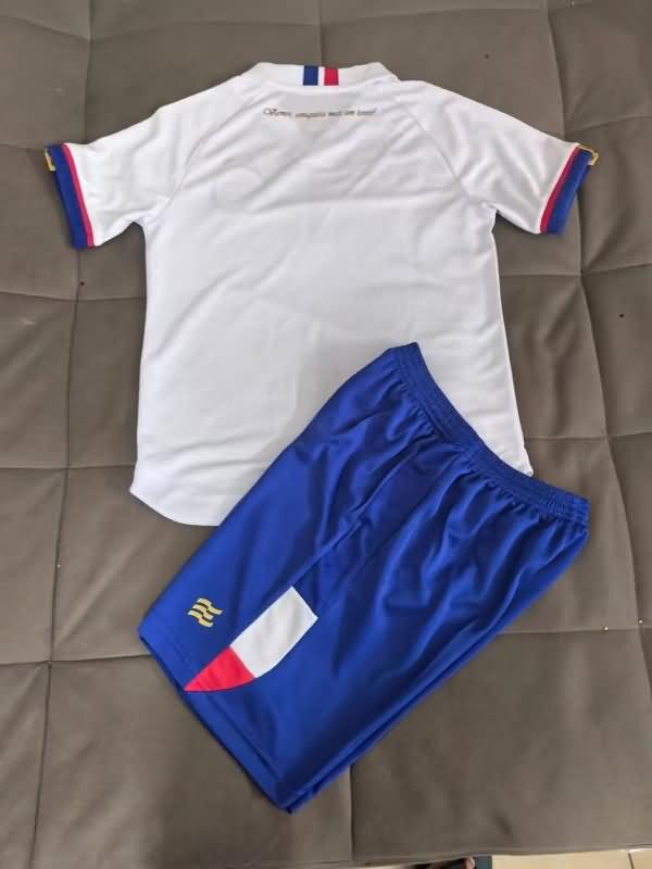 Bahia 2024 Kids Away Soccer Jersey And Shorts