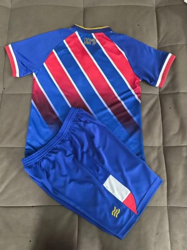 Bahia 2024 Kids Home Soccer Jersey And Shorts