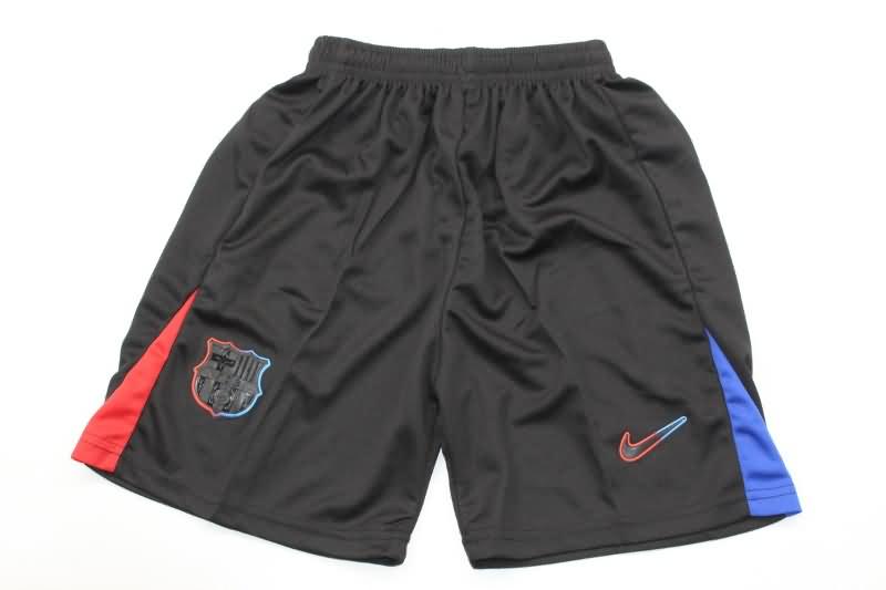 Barcelona 24/25 Kids Away Soccer Jersey And Shorts Sponsor