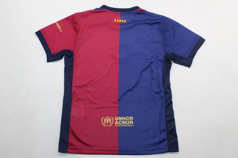 Barcelona 24/25 Kids Home Soccer Jersey And Shorts