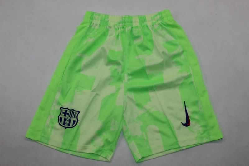 Barcelona 24/25 Kids Third Soccer Jersey And Shorts Sponsor