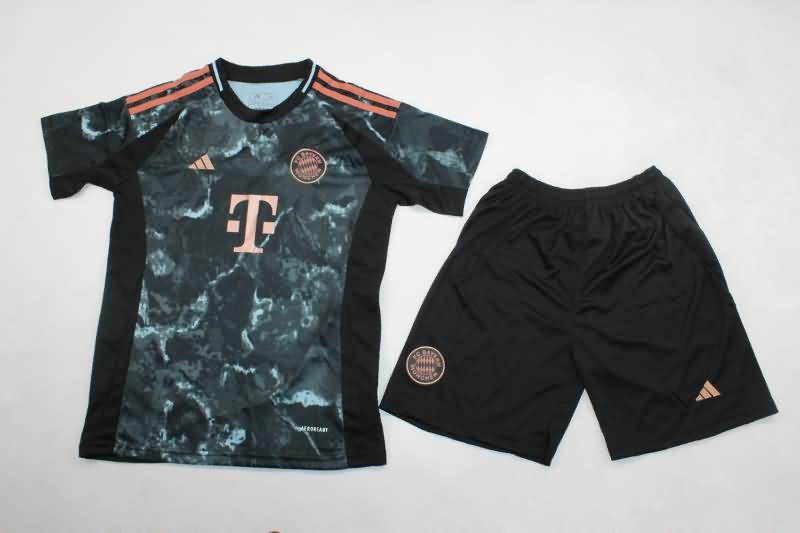 Bayern Munich 24/25 Kids Away Soccer Jersey And Shorts