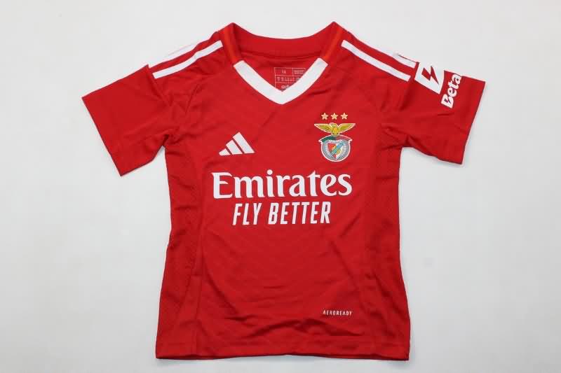 Benfica 24/25 Kids Home Soccer Jersey And Shorts