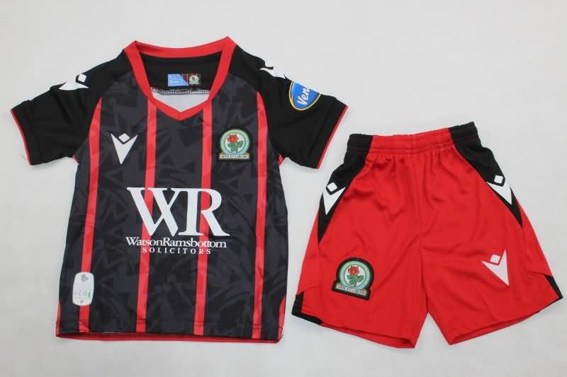 Blackburn 24/25 Kids Away Soccer Jersey And Shorts