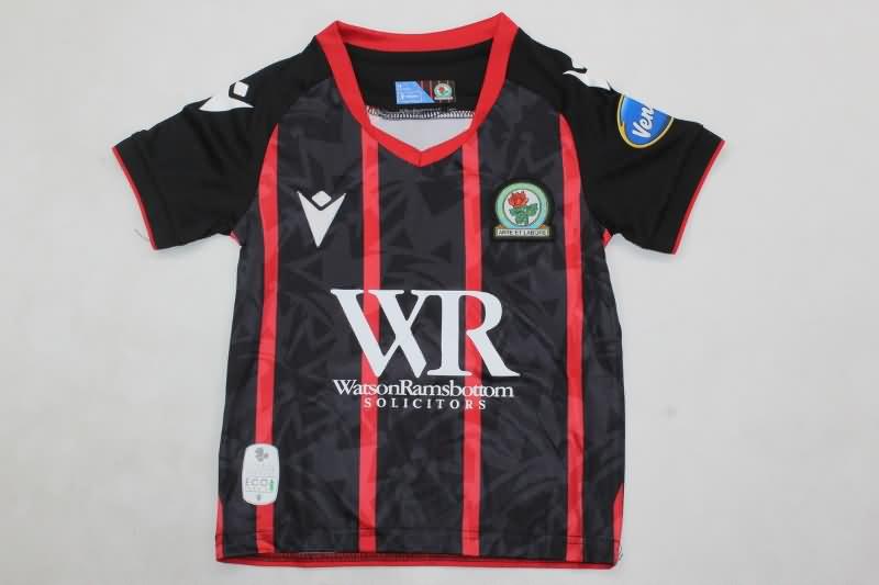 Blackburn 24/25 Kids Away Soccer Jersey And Shorts