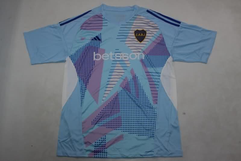 Boca Juniors 24/25 Kids Goalkeeper Light Blue Soccer Jersey And Shorts