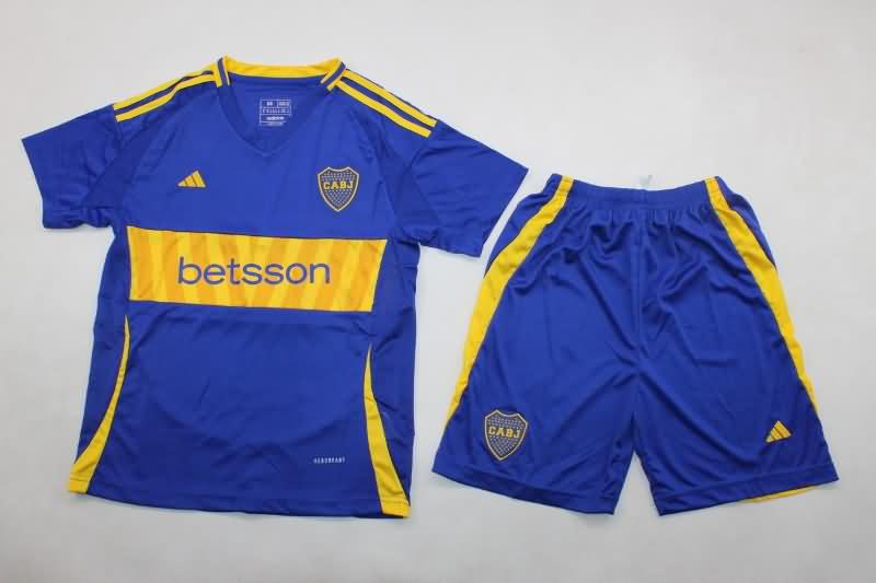 Boca Juniors 24/25 Kids Home Soccer Jersey And Shorts