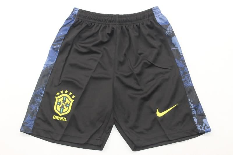 Brazil 2024 Kids Copa America Special Soccer Jersey And Shorts 02