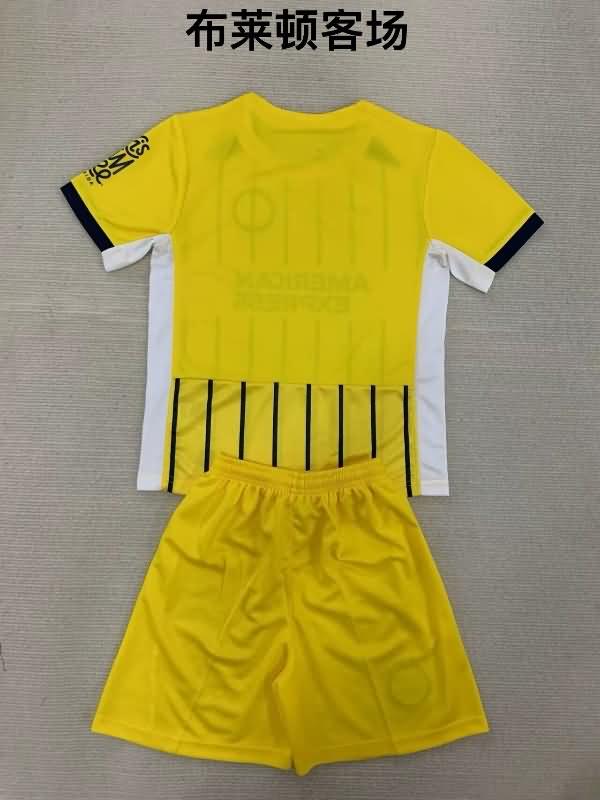 Brighton 24/25 Kids Away Soccer Jersey And Shorts