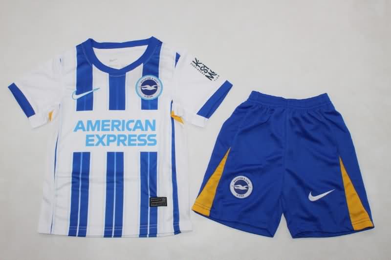 Brighton 24/25 Kids Home Soccer Jersey And Shorts